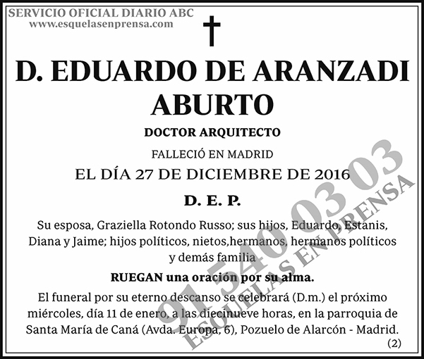 Eduardo de Aranzadi Aburto